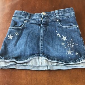 Girls Stars Denim skirt. Size 10